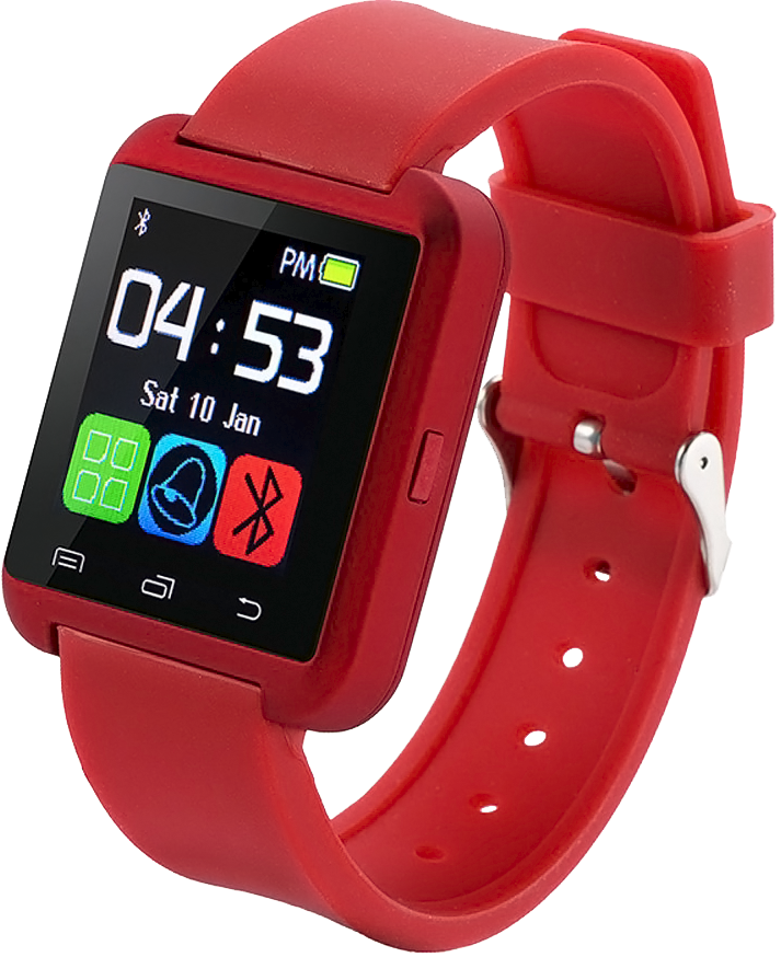 Смартгодинник UWatch U8 Smart Watch, розумний годинник червоний