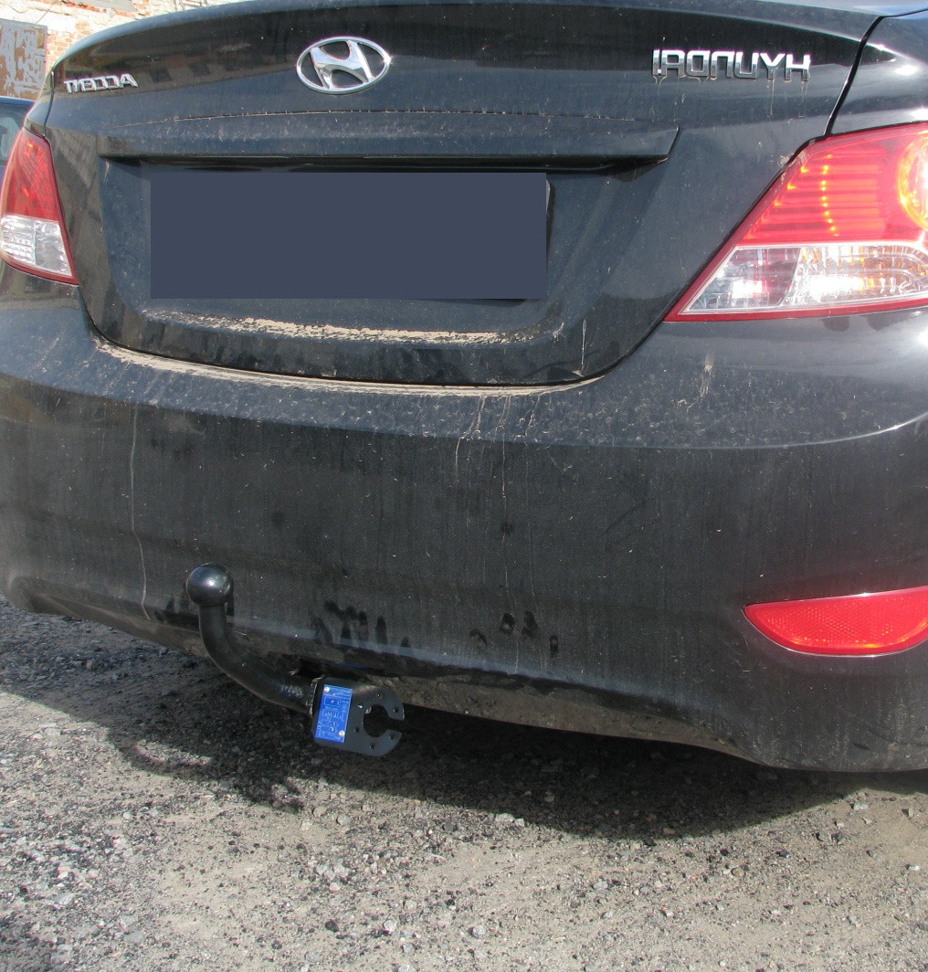 Фаркоп на Hyundai Accent (2011-2017) Хюндай Акцент