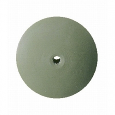 Гумка полірувальна каучукова зелена-гурба (тонка, опукла)