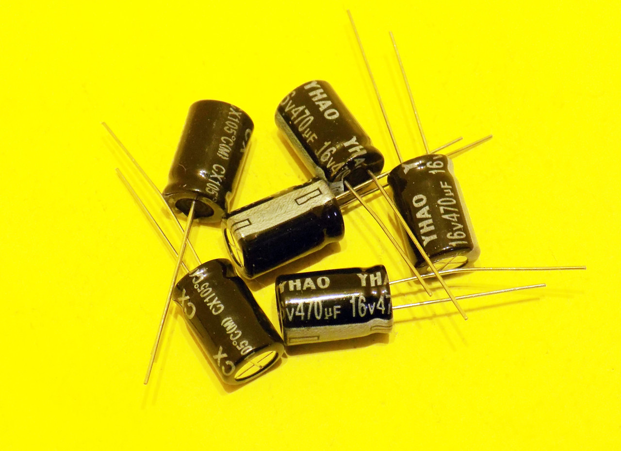 Конденсатори 16 v 470 mF 10 шт. KDC