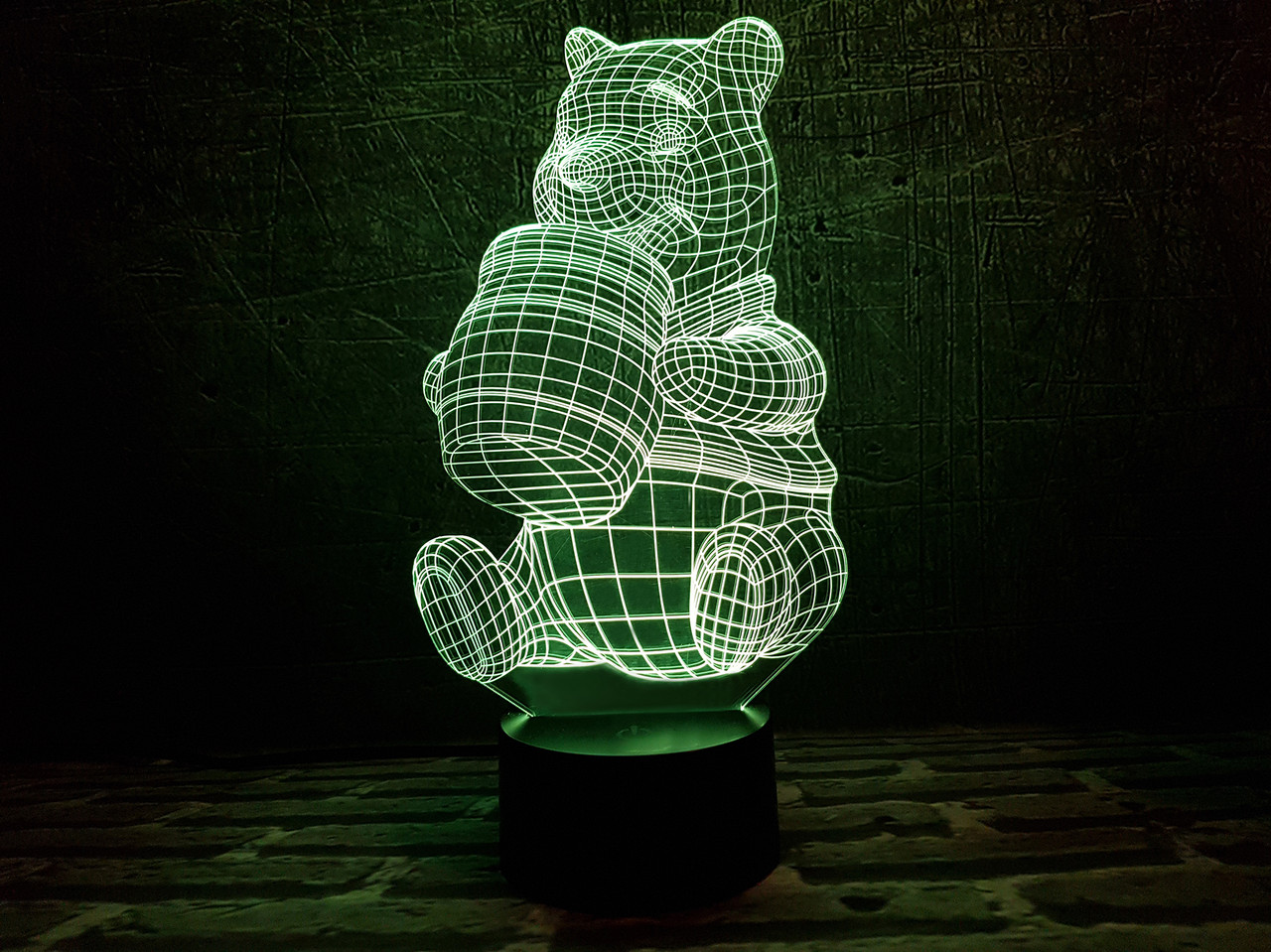 Змінна пластина для 3D ламп "Вінні-Пух" 3DTOYSLAMP, фото 1