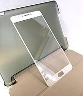 Meizu M3 Max защитное стекло на телефон противоударное 3D White белое