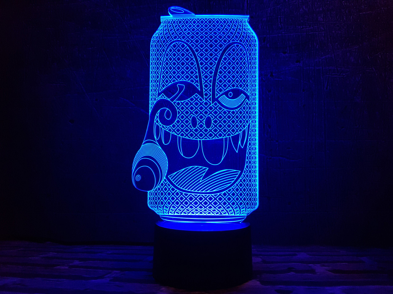 Змінна пластина для 3D-нічника "Крейзі Бір" 3DTOYSLAMP, фото 1