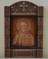 Ікона Спас Вседержитель в кіоті "Б" (240х355х36)