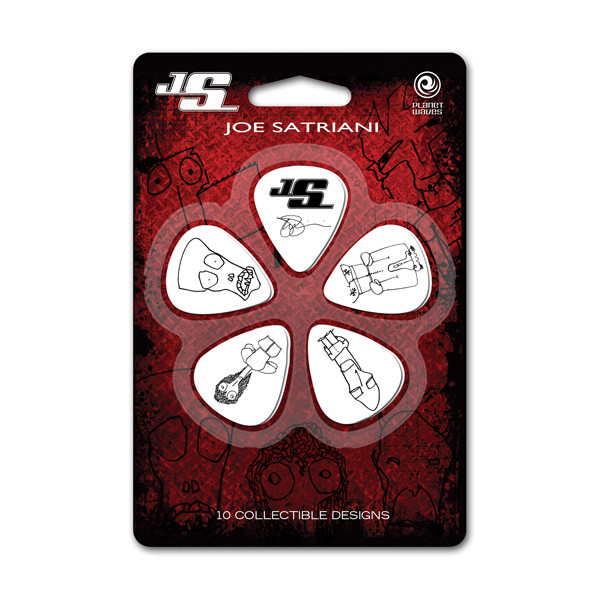 Медіатори Planet Waves PW1CWH6-10JS JOE SATRIANI PICKS WHITE (HEAVY), фото 1