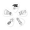 Медіатори Planet Waves PW1CWH6-10JS JOE SATRIANI PICKS WHITE (HEAVY), фото 2