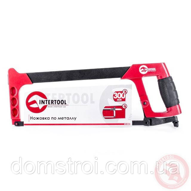 Ножівка для металу 300 мм з алюмінієвою ручкою INTERTOOL HT-3304