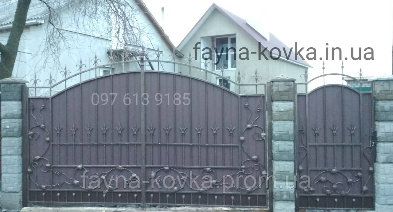 Кована брама та хвіртка 1717