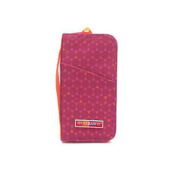 Органайзер для документів в ромбики (рожевий)