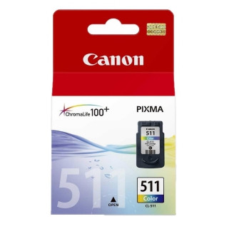 Струменевий картридж Canon CL-511 Color Original оригінальний, кольоровий, чорнильний., фото 1