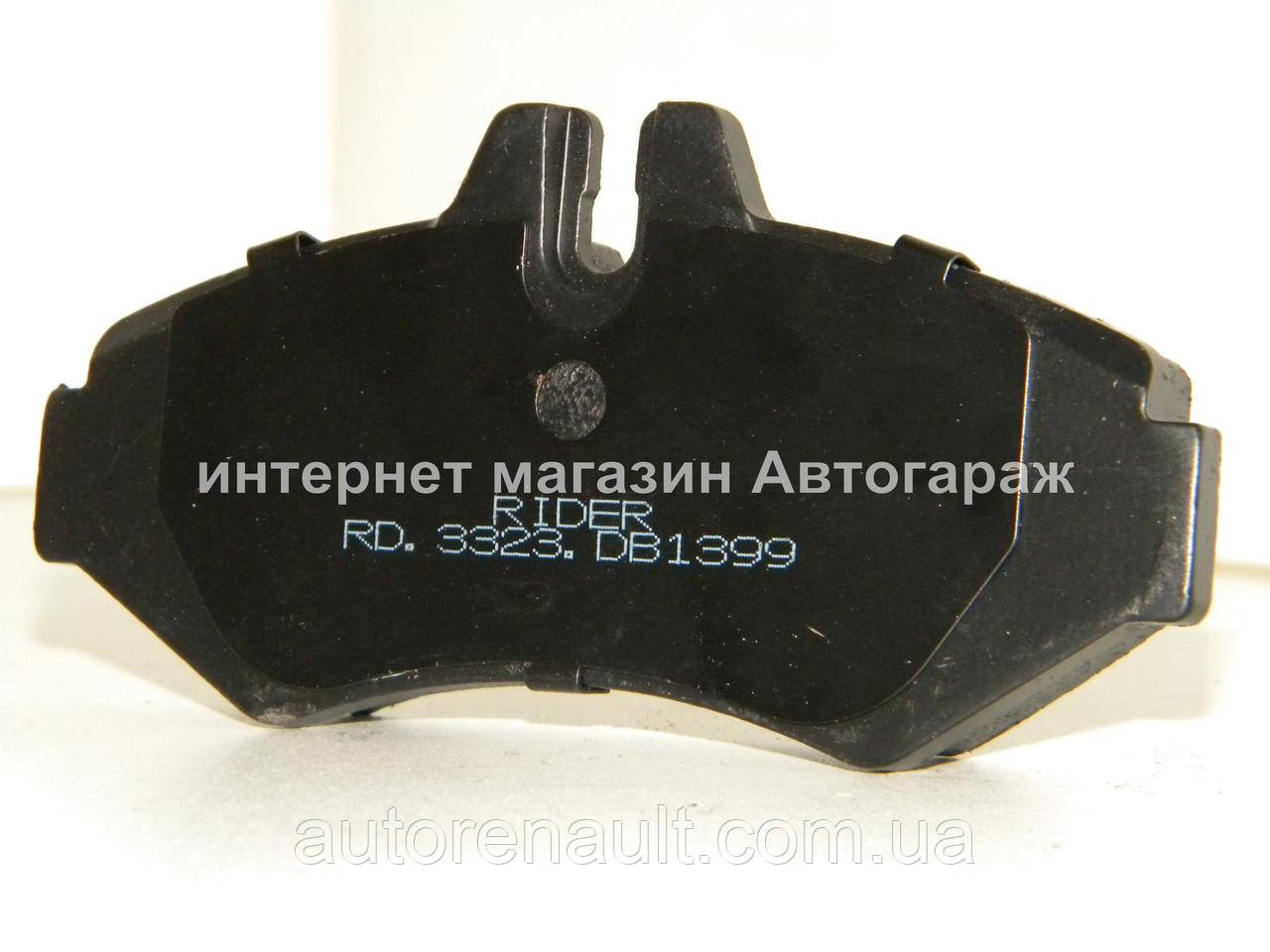 Гальмівні колодки задні (Тор.сист.BOSCH) на Мерседес Спринтер 308-316 1995-2002 RIDER (Угорщина) RD3323DB139, фото 1
