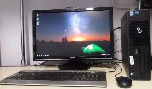 Б/В, комп'ютер у зборі, Intel Core i3 3220, 4 потока, ОЗП 8 ГБ, HDD 500 ГБ, монітор 19"