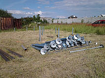 Винтовые сваи оцинкованные в пгт Циркуны,сваи оцинковывают горячим цинкованием ,что дает им гарантию более 150 лет эксплуатации.