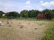 Свайное поле из винтовых свай!