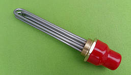 Блок ТЕН прямий НЕРЖАВЕЙКА 6000 W (220/380 V) на різі 2" (58 мм)/L тена = 320 мм SINAN, Туреччина