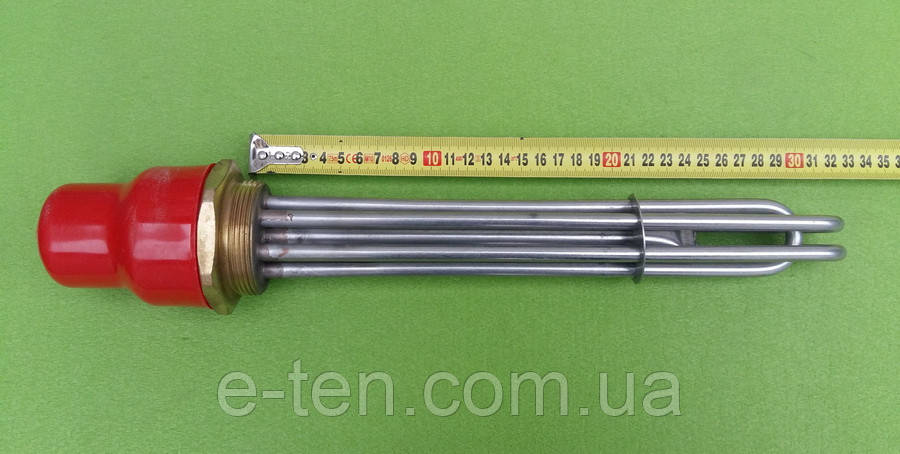 Блок ТЕН прямий НІЖЕЙКА 7500 W (220/380 V) на різі 2" (58 мм)/L тена = 320 мм SINAN, Туреччина