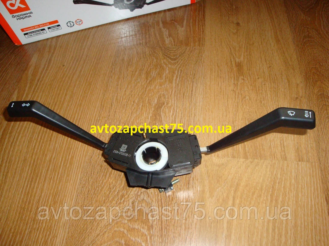 Перемикач підрулевий Ваз 2108-2115 (у зборі) виробник Дорожня карта, Харків, фото 1