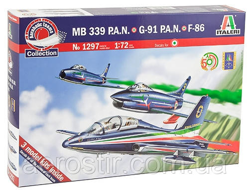 MB 339 P.A.N. & G-91 P.A.N/ 1/72 ITALERI 1297
