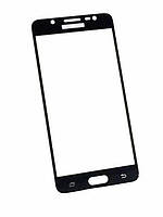 Чорне захисне протиударне скло на весь екран King Fire для Samsung J3 2017 / J330