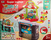 Дитячий супермаркет Магазин, каса, сканер - звук, світло, продукти, гроші, 61 предмет