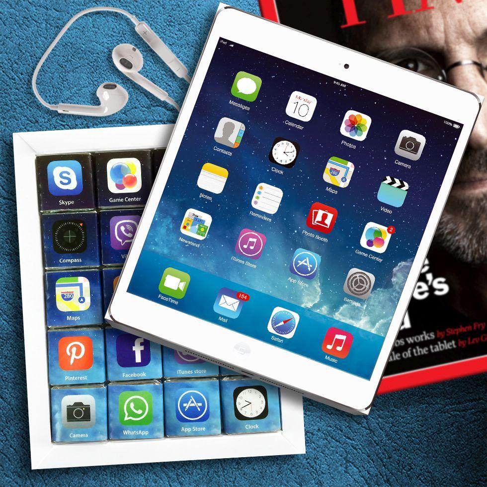 Шоколадний набір Ipad білий оригінальний подарунок прикольний