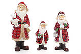 Статуетка декоративна новорічна "Санта Клаус" 11 см., фото 2