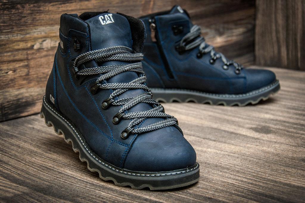 Черевики шкіряні зимові CAT Rider Nubuck Denim 40 розмір