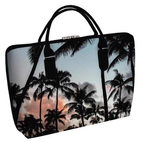 Сумка тканинна Саквояж Пальмы 36х26 см (SW_TRO006_BL), фото 1