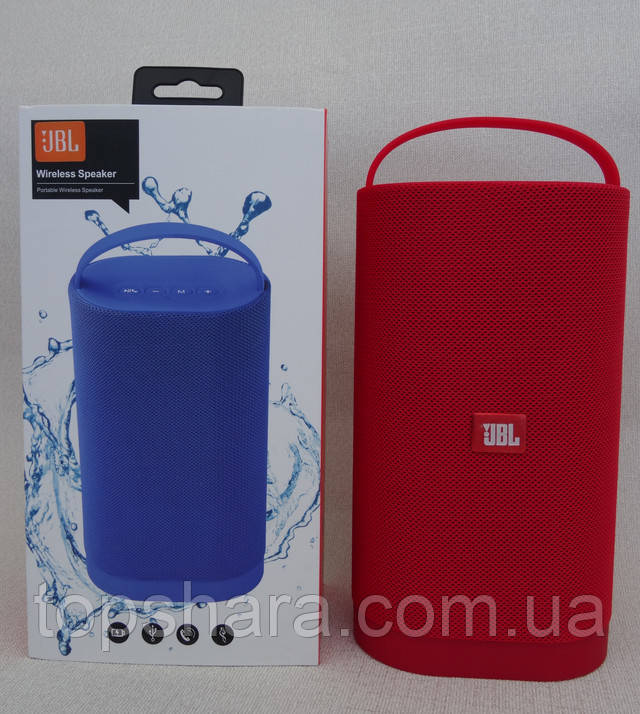 Колонка портативная беспроводная с ручкой Bluetooth JBL J-40 Wireless Speaker, красная