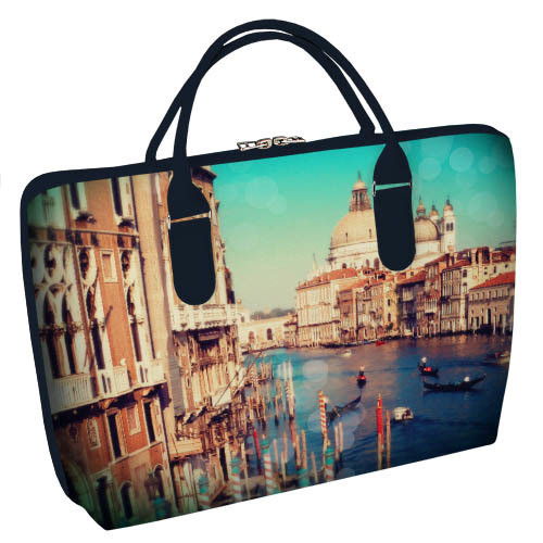 Сумка тканинна Саквояж Венеция 36х26 см (SW_15N129_TSI), фото 1