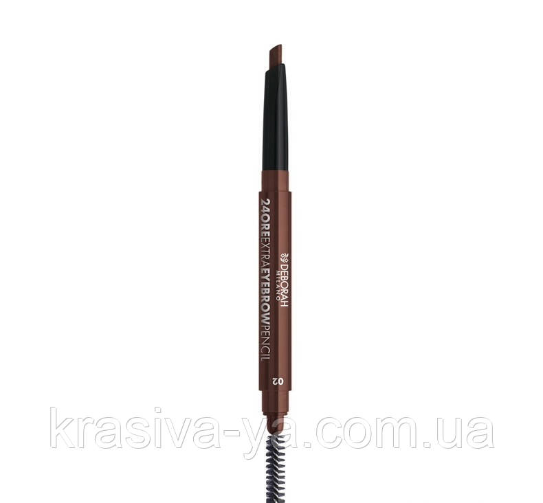 Косметичний олівець для брів "24 Ore Extra Eyebrow Pencil" 02, 0.22 р