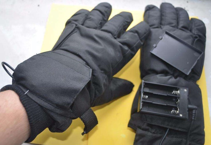 Зимові термо рукавички з підігрівом 3M Thinsulate (Німеччина), на батарейках типу АА.