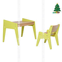 Детский стол и стульчик FUNDESK OMINO GREEN