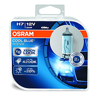 К-кт 2шт галогенная автолампа Osram H7 Cool Blue Intense Plus +20% света (64210 CBI HCB DUO BOX)