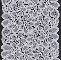 Еластичне мереживо 17 см молочне