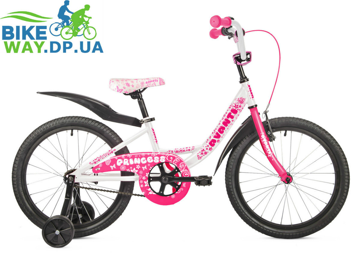 Велосипед дитячого 20 Avanti Princess біло-розовий