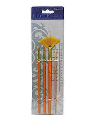 Набір пензлів нейлон 1965-4 (4 шт.)