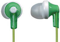 Наушники для телефона вакуумные Panasonic RP-HJE118GU-G зеленый