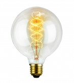 Лампа Едісона G 125 (глобус) 60 W 20 якорів , фото 1