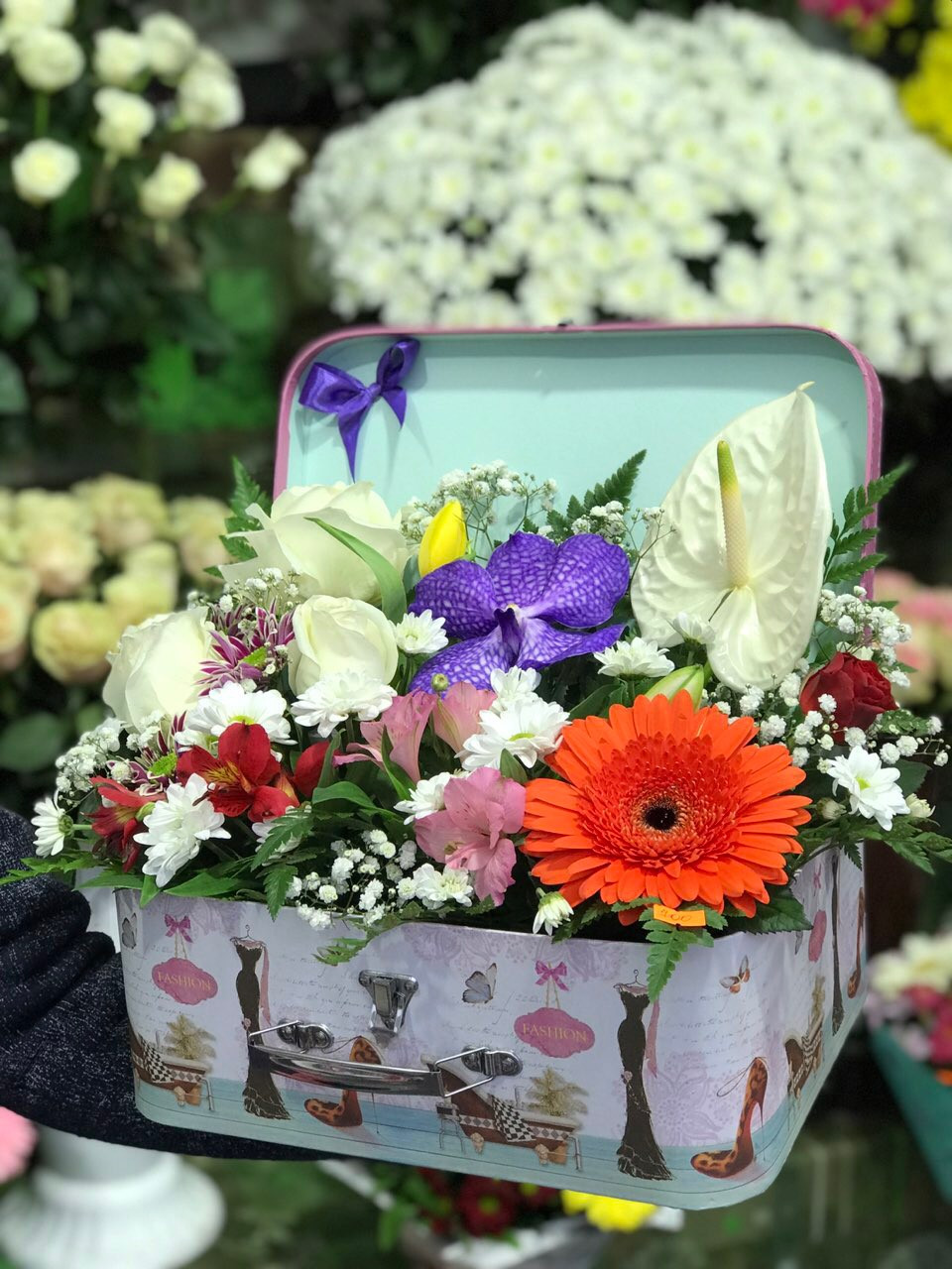 Квіти в оригінальній коробці