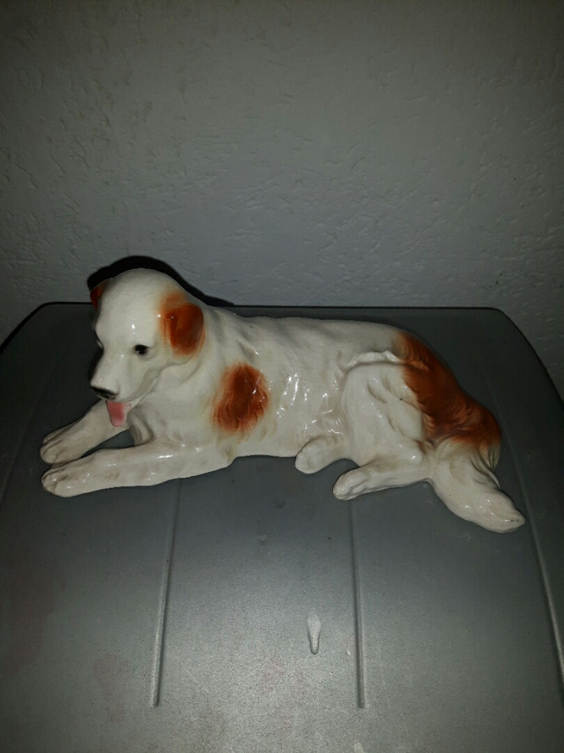 Статуэтка фарфоровая собака старая Германия - фото 1 - id-p629403370