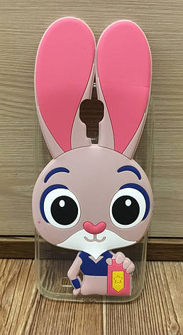 Силіконовий чохол Зверополис для Samsung Galaxy S4 (I9500) (Pink), фото 2
