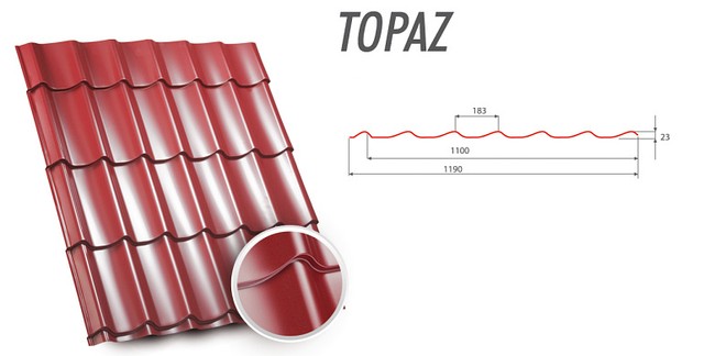 Металочерепиця TOPAZ