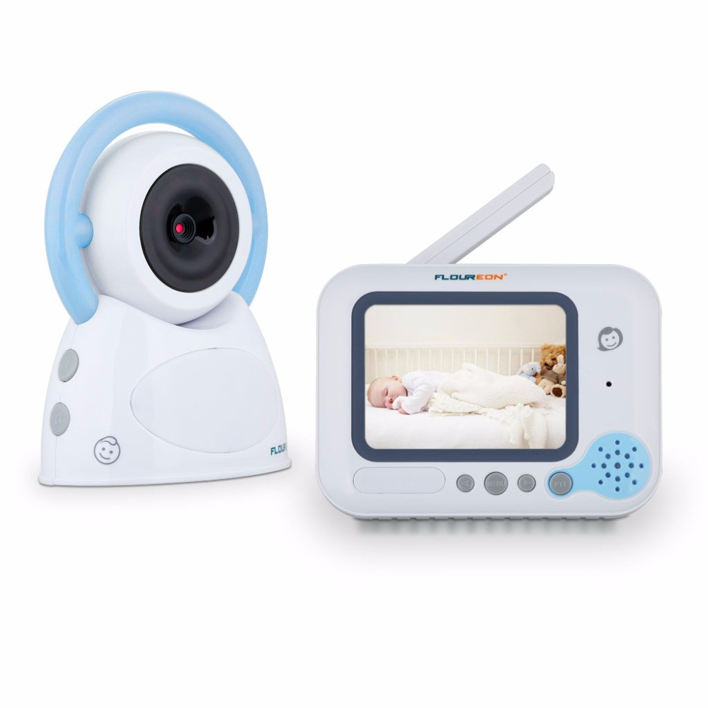 Відеоняня Baby Monitor Floureon 3.5 дюйма. Режим нічного бачення та двосторонній зв'язок