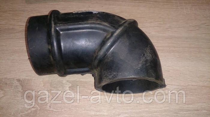 Патрубок ДМРВ Волга,Газель дв.406,405 (шланг воздухопр кут від ДМРВ ...
