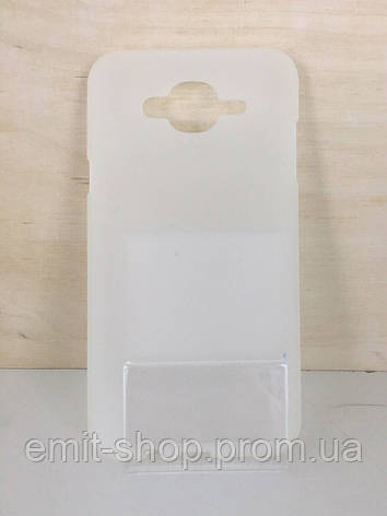 Силіконовий чохол-накладка для Samsung Galaxy J1 (J100) (White), фото 2