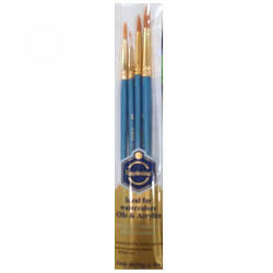 Набір пензлів нейлон 7675-А круглі (4 шт. №4,6,8,10)