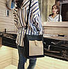 Стильний двоколірний набір сумка клатч JingPin, фото 4