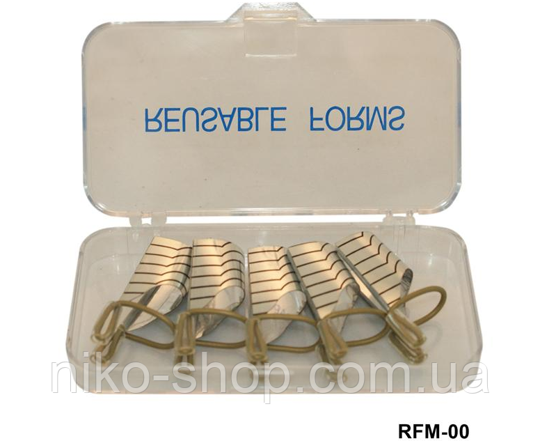 Форма тефлонова для нарощування нігтів RFM-00, фото 1