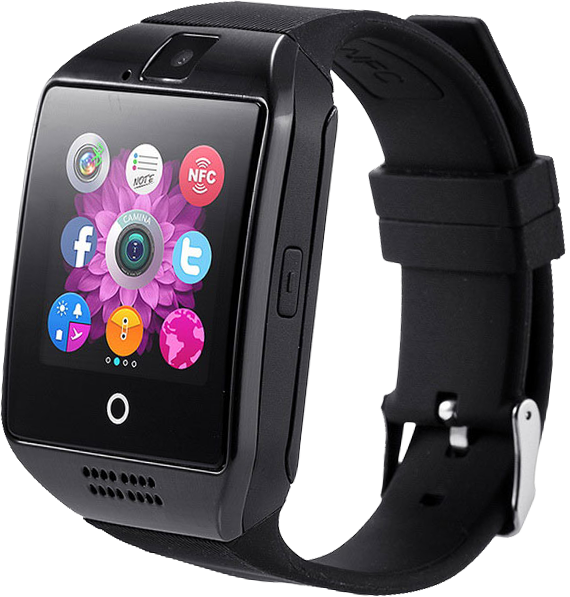 Розумний годинник Smart Watch Q18 Чорний, Срібло, Білий, Золото, Смарт-годинник Uwatch Q18 оригінал